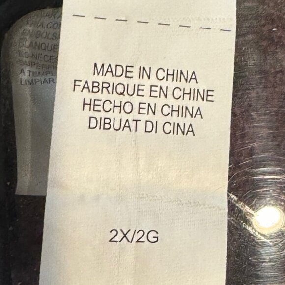 Women's SZ 2X Lucky Brand Relaxed Crewneck Pullover Sweater Open Detailed Knit * - Picture 7 of 9